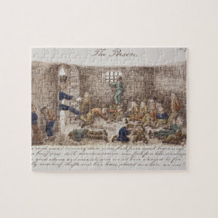 Das Gefängnis, 1858 (farbiger Stich) Puzzle