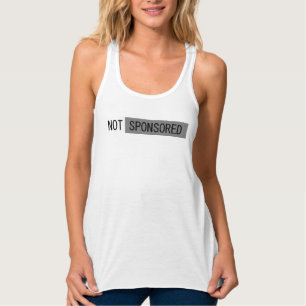 Das GEFÖRDERTE Trägershirt der Frauen NICHT Tank Top