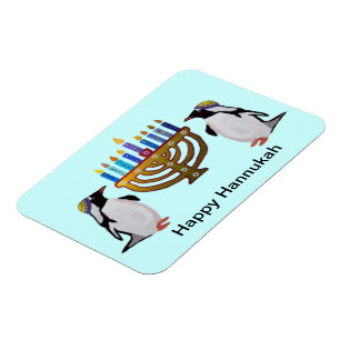 Das gefrorene Hannukah Premium Magnet