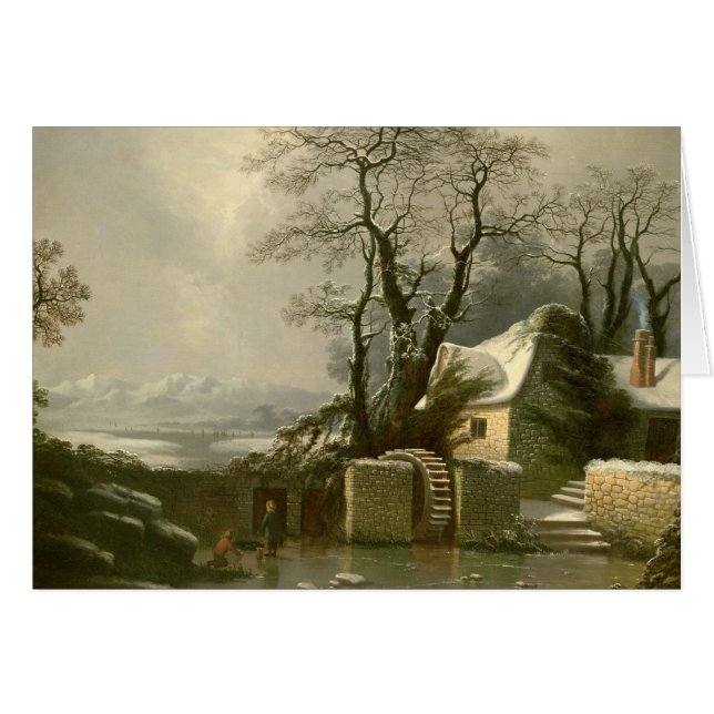 Das gefrorene Mühlrennen (Vorderseite (Horizontal))