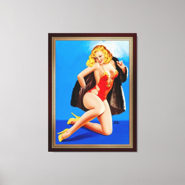 Das Gefühl von Mink von Peter Driben Leinwanddruck (Vorderseite)