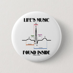 Das gefundene Innere des Lebens Musik (ECG/EKG Button
