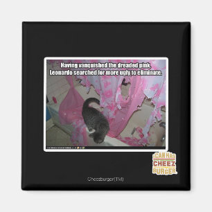 Das gefürchtete Rosa erstickt Magnet