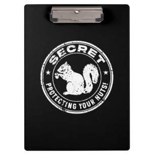 Das geheime Eichhörnchen "Schützt eure Nüsse" ersc Klemmbrett