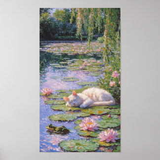 Das geheime Leben der Katzen Monets Poster