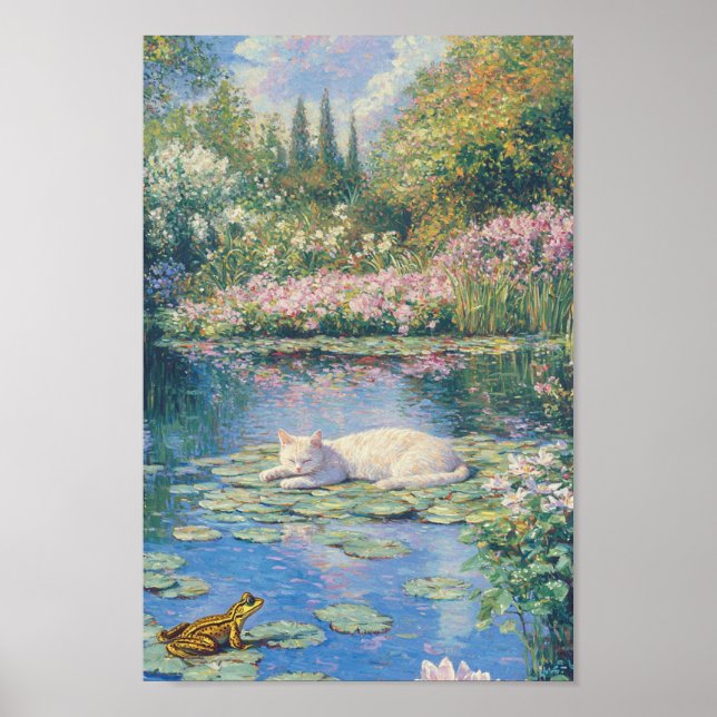 Das geheime Leben der Katzen Monets Poster (Vorne)