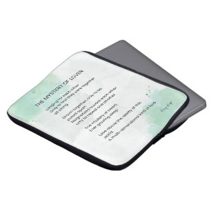 Das Geheimnis der Liebenden - Liebe Gedicht Laptopschutzhülle