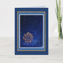 Das Geheimnis der Schaffung: Piñon Kiefer Feiertagskarte