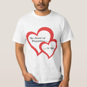 Das Geheimnis des Glücks Bist Du Motivations-T-Shi T-Shirt