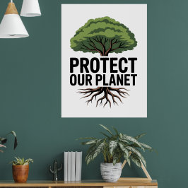 Das Geheimnis einer grüneren Zukunft liegt im Hand Poster