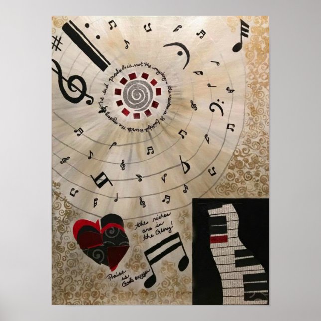 Das Geheimnis ist in der Schöpfung (Poster) Poster (Vorne)