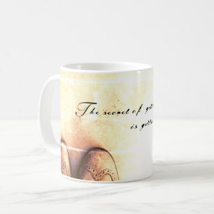 Das Geheimnis vom Vorankommen Kaffeetasse