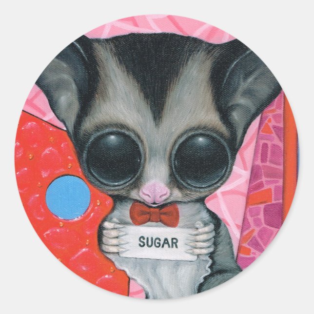 Das Geheimwort Runder Aufkleber (Vorderseite)