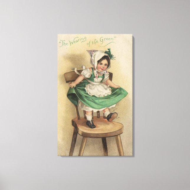 Das Gehör der Grünen Leinwanddruck (Vorderseite)