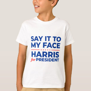 Das geht an mein Gesicht Kamala Harris Präsident 2 T-Shirt