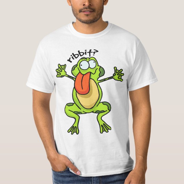 Das geisteskranke T-Shirt der Frosch-Männer (Vorderseite)
