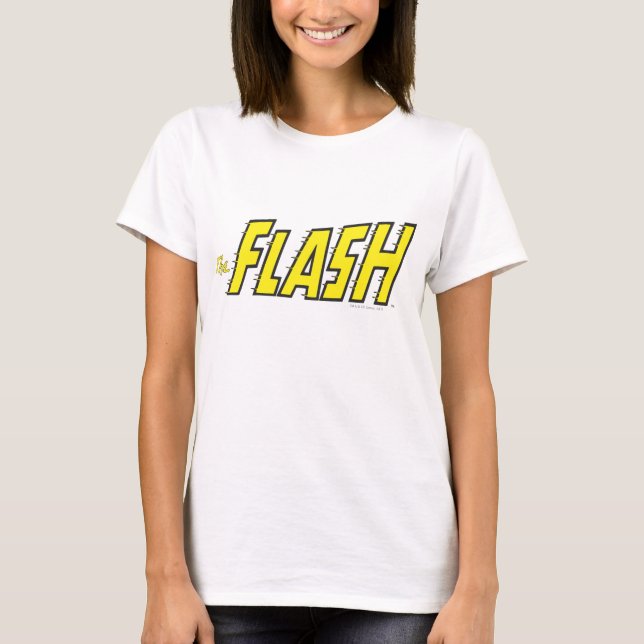 Das gelbe Flash-Logo T-Shirt (Vorderseite)