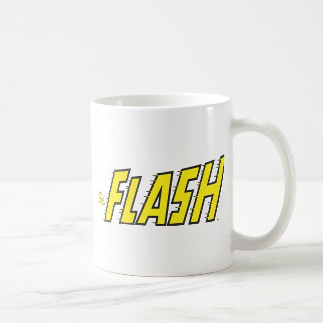 Das gelbe Flash-Logo Tasse (Rechts)