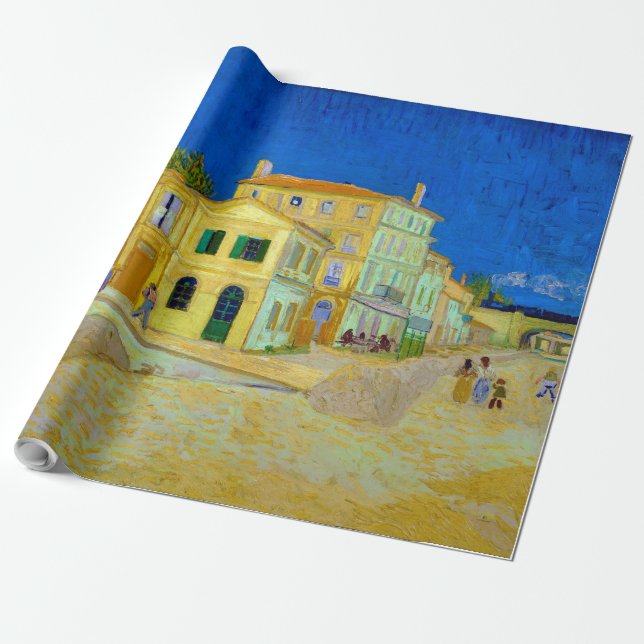 Das Gelbe Haus, Van Gogh Geschenkpapier (Ungerollt)