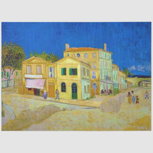 Das Gelbe Haus, Van Gogh Seidenpapier (Vorderseite)