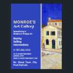 Das Gelbe Haus von Van Gogh, Kunsthändler, Galerie Poster<br><div class="desc">Das Gelbe Haus von Van Gogh,  Kunsthändler,  Galerie-Werbeplakat vom Visitenkarten-Store.</div>