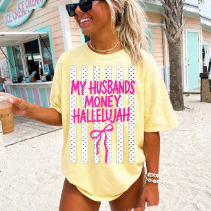 Das Geld meines Mannes Hallelujah Tri-Blend Shirt