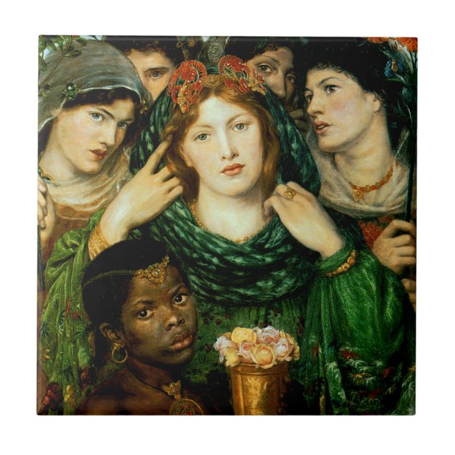 Das geliebte (die Braut) Fliese (Vorderseite)