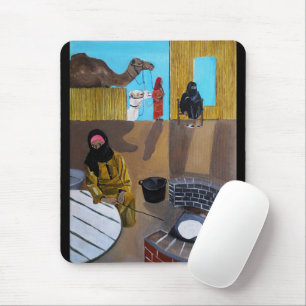 Das Gemälde Beduininnen von Alfred Fox Mousepad