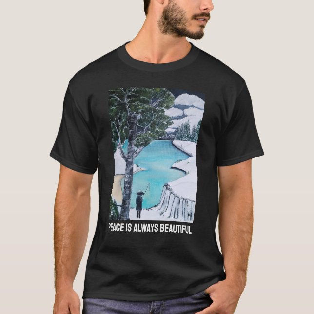 Das Gemälde des Fisherman von Alfred Fox T-Shirt (Vorderseite)