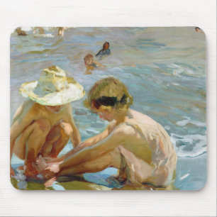 Das Gemälde des verwundeten Fußes von Joaquin Soro Mousepad