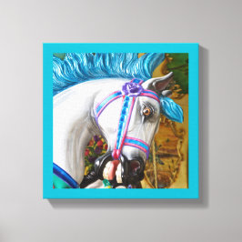 Das gemalte Pferd 2 Leinwanddruck