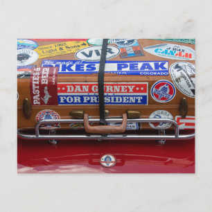 Das Gepäck ist beladen Postkarte