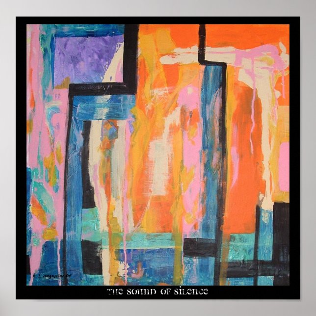 Das Geräusch der Stille Poster (Vorne)