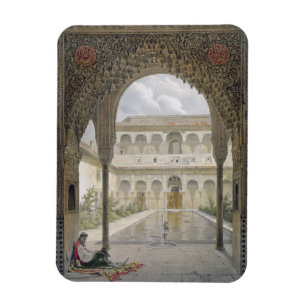 Das Gericht der Alberca in der Alhambra, Granada, Magnet