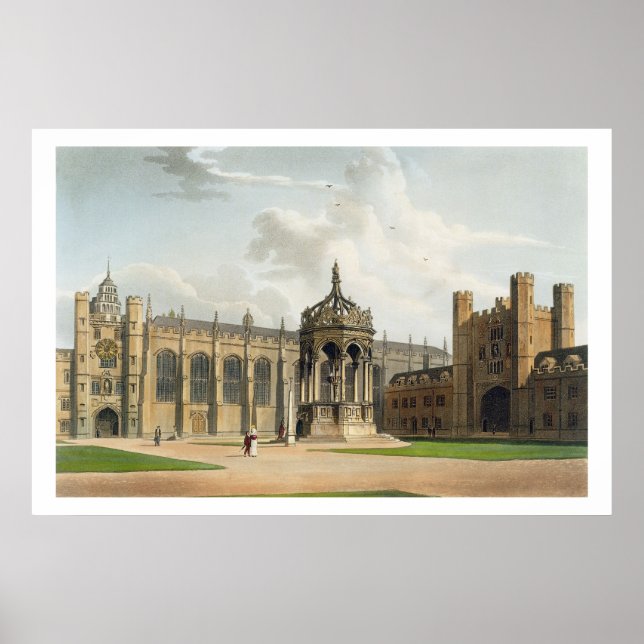 Das Gericht der Dreifaltigkeit Uni, Cambridge, von Poster (Vorne)