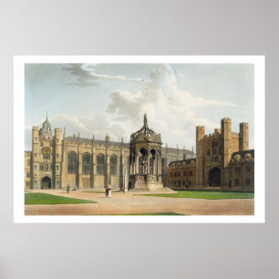 Das Gericht der Dreiheits-Uni, Cambridge, von ' Poster
