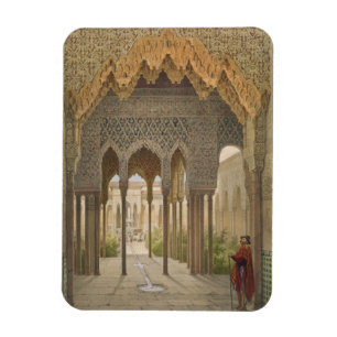 Das Gericht der Löwen, das Alhambra, Granada, 185 Magnet