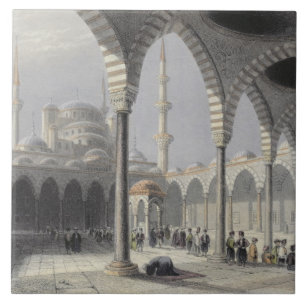 Das Gericht der Moschee des Sultans Achmet, Fliese