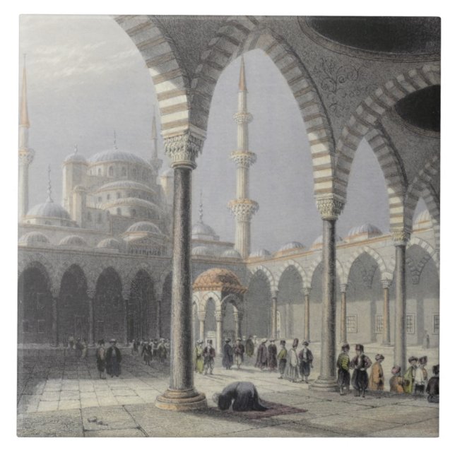Das Gericht der Moschee des Sultans Achmet, Fliese (Vorderseite)