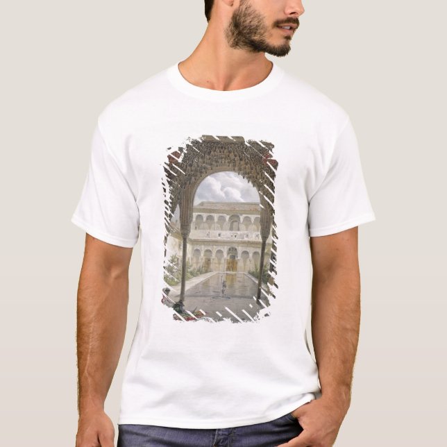 Das Gericht des Alberca im Alhambra, Granada, T-Shirt (Vorderseite)