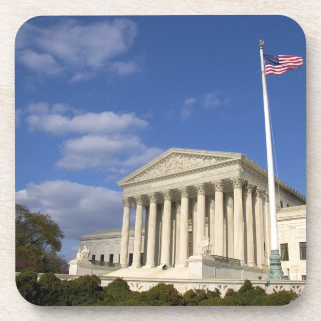 Das Gericht-Gebäude Vereinigter Staaten herein Getränkeuntersetzer (Vorderseite)