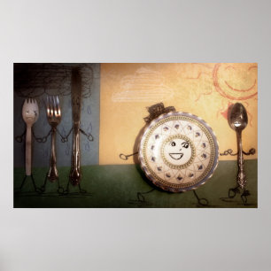 Das Gericht lief mit dem Spoon weg Poster