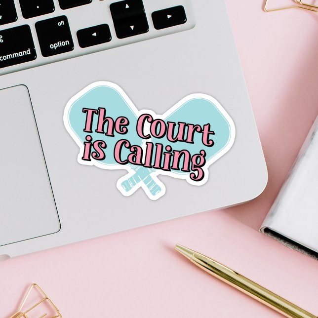 "Das Gericht ruft an" auf einem Paddel in Pickleba Aufkleber (Von Creator hochgeladen)
