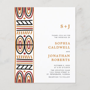 Das gesamte Budget in einem afrikanischen Motiv fü