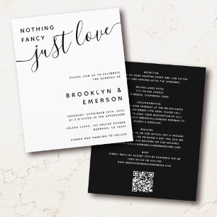 Das gesamte Budget in einem QR-Code für Hochzeitsf