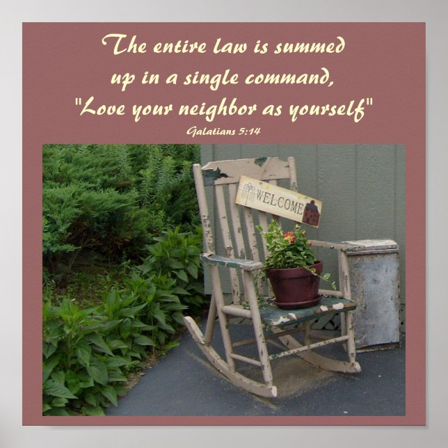 Das gesamte Gesetz wird in einem Bibelangebot zusa Poster (Vorne)