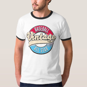 Das gesamte Star-Baseball-Logo T-Shirt