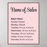 Das Geschäft ist pink und schwarz