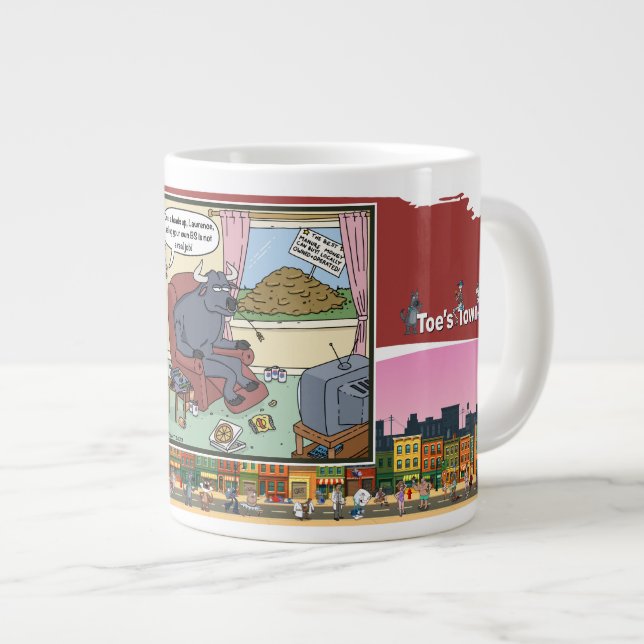Das Geschäft mit BS | Vatertag Jumbo-Tasse (Vorderseite Rechts)