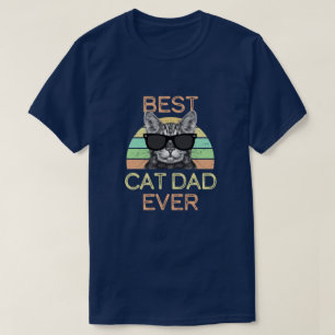 Das Geschenk der besten Katzen-Vater-überhaupt T-Shirt